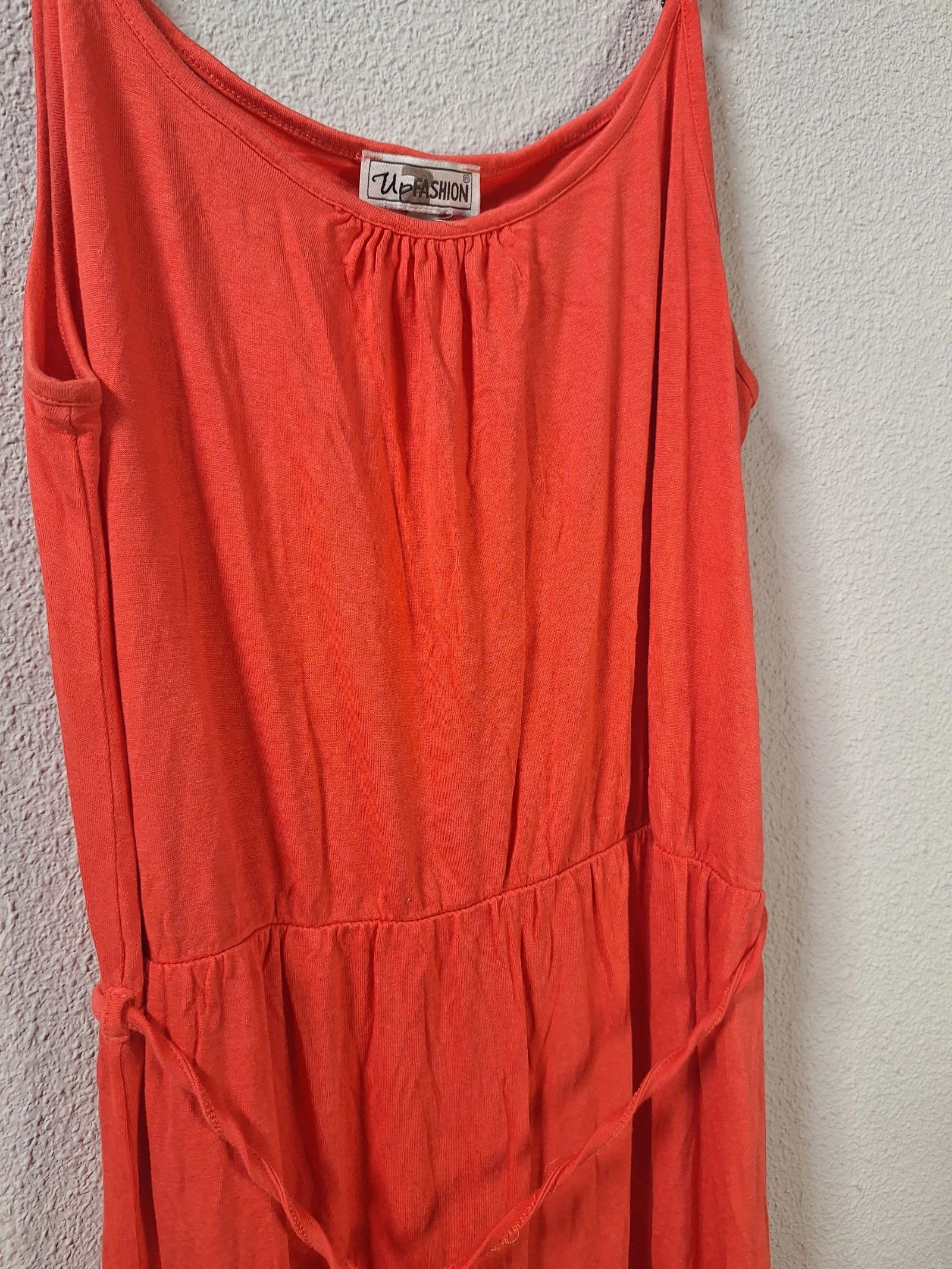 Coral maxi dress M elastic adjustable straps – photo 2